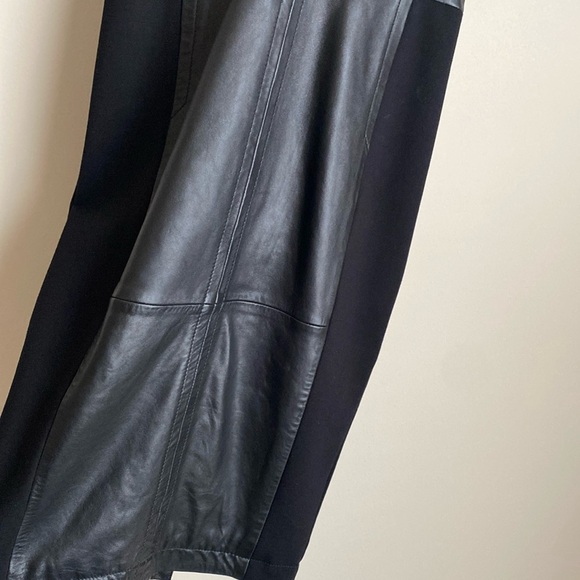 French Connection - Black Leather dress size 2 - Picture 4 of 8